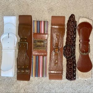 I am selling all of these belts as a bundle for a very affordable price.